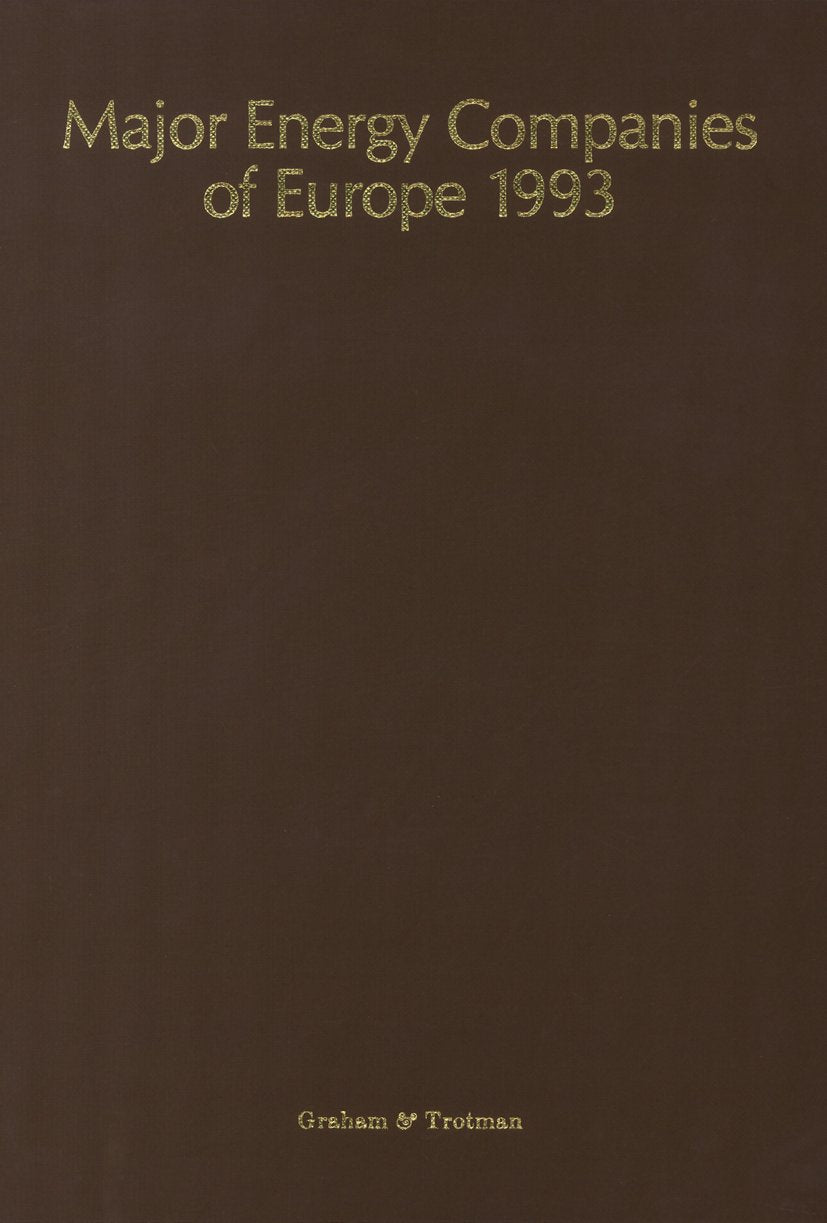 Major Energy Companies of Europe 1993
