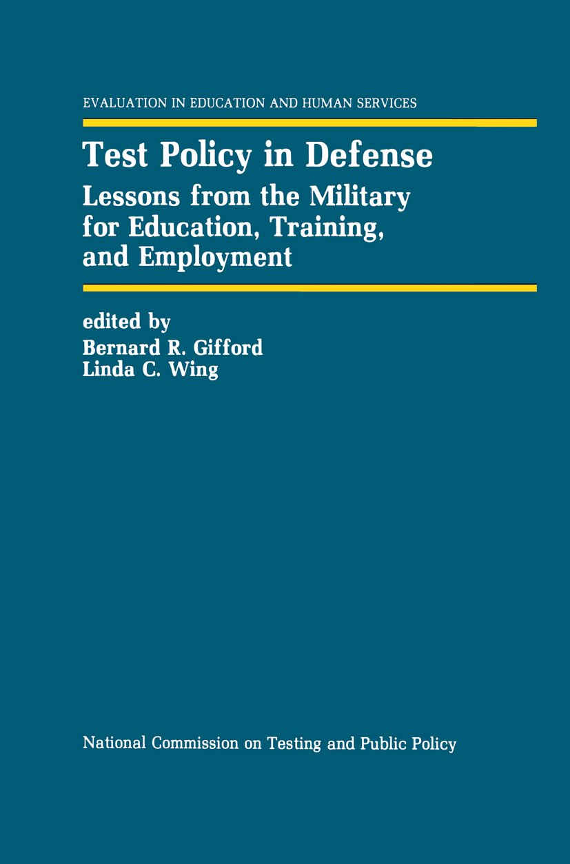 Evaluation in Education and Human Services