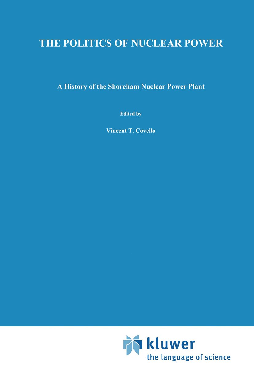 Risk, Governance and Society: A History of the Shoreham Nuclear Power Plant