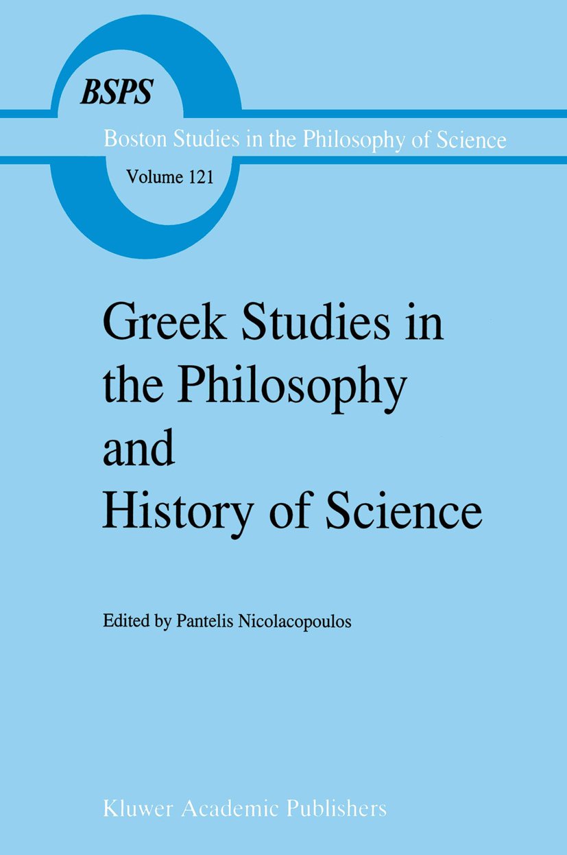 Boston Studies in the Philosophy and History of Science