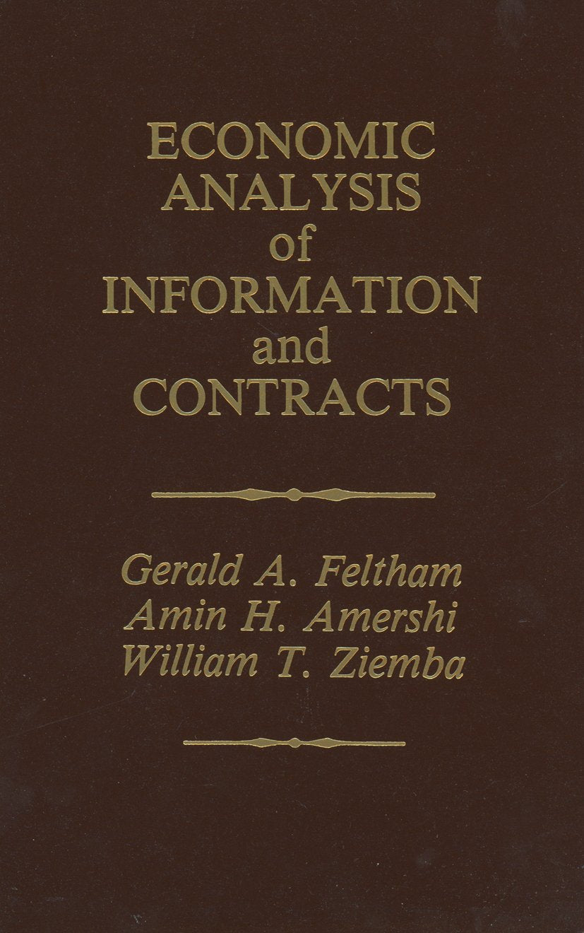 Economic Analysis of Information and Contracts