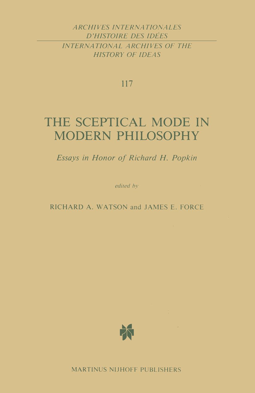 The Sceptical Mode in Modern Philosophy