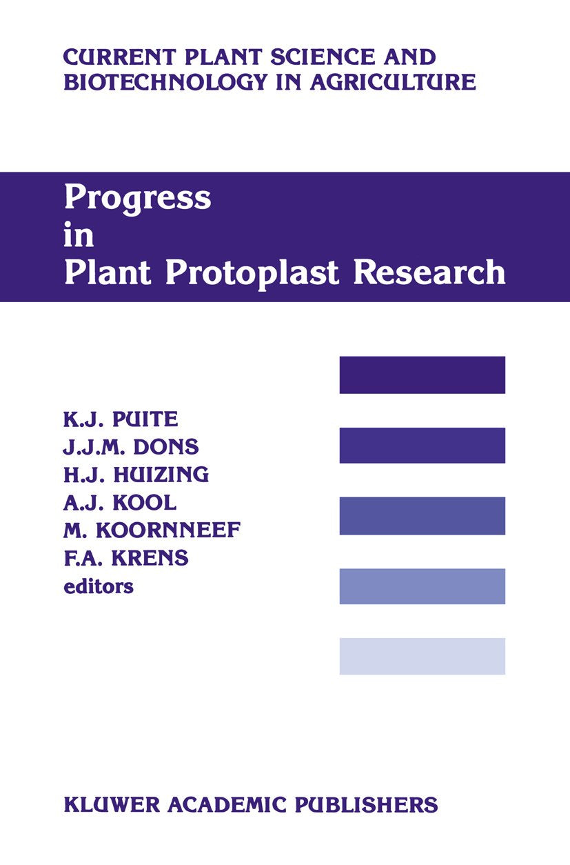 Current Plant Science and Biotechnology in Agriculture