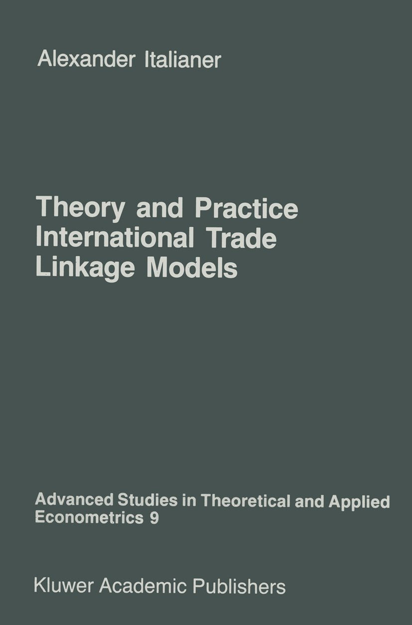 Advanced Studies in Theoretical and Applied Econometrics