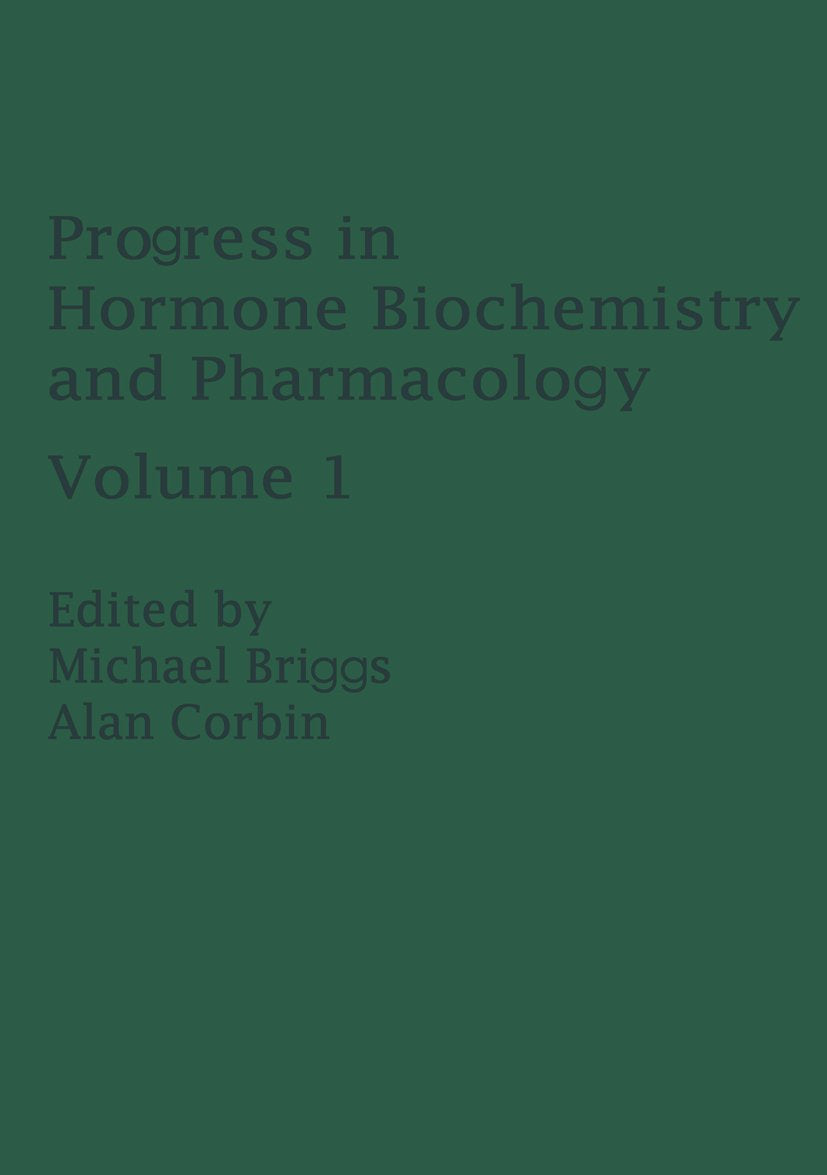 Progress in Hormone Biochemistry