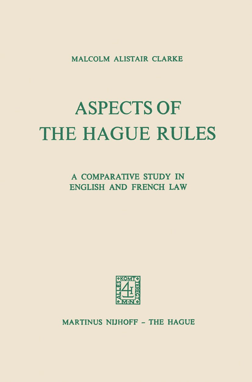 Aspects of the Hague Rules