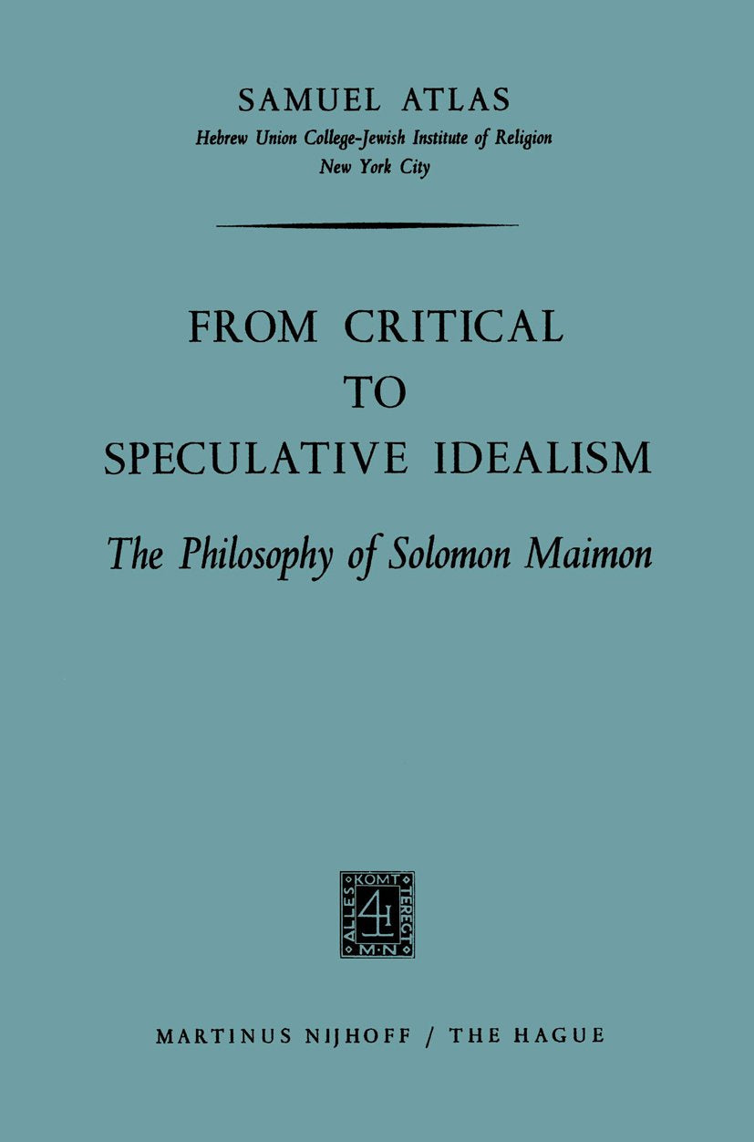 From Critical to Speculative Idealism