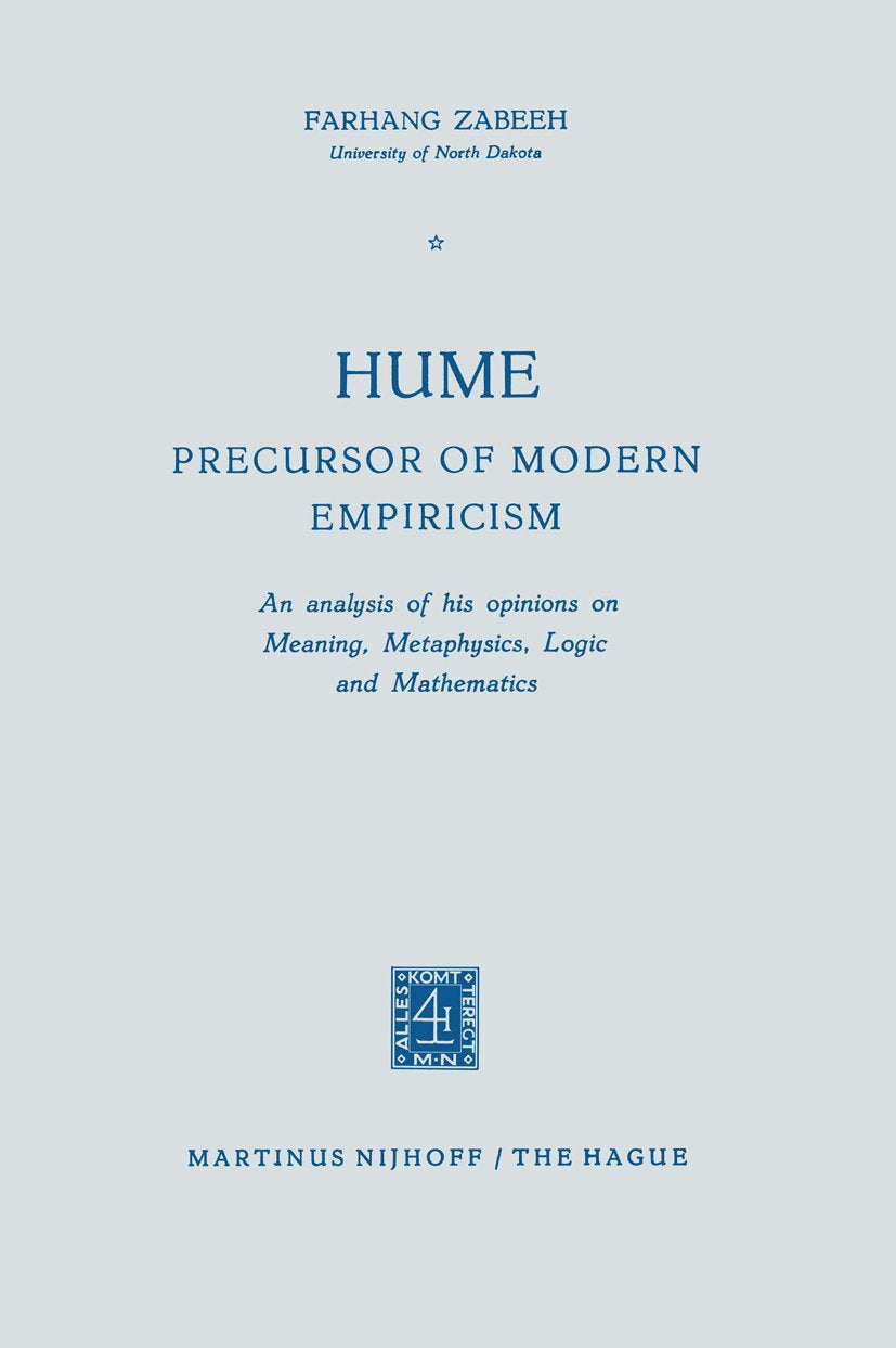 Hume Precursor of Modern Empiricism