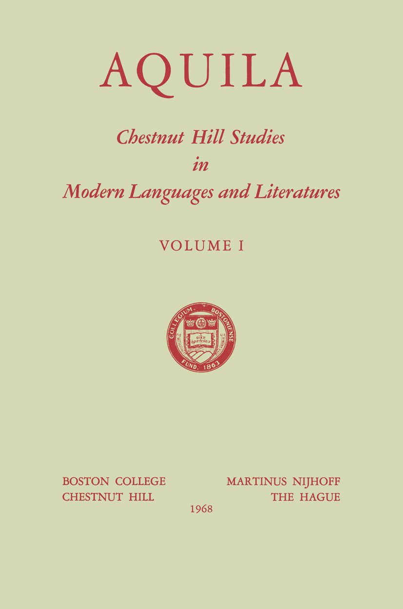 Chestnut Hill Studies in Modern Language and Literature
