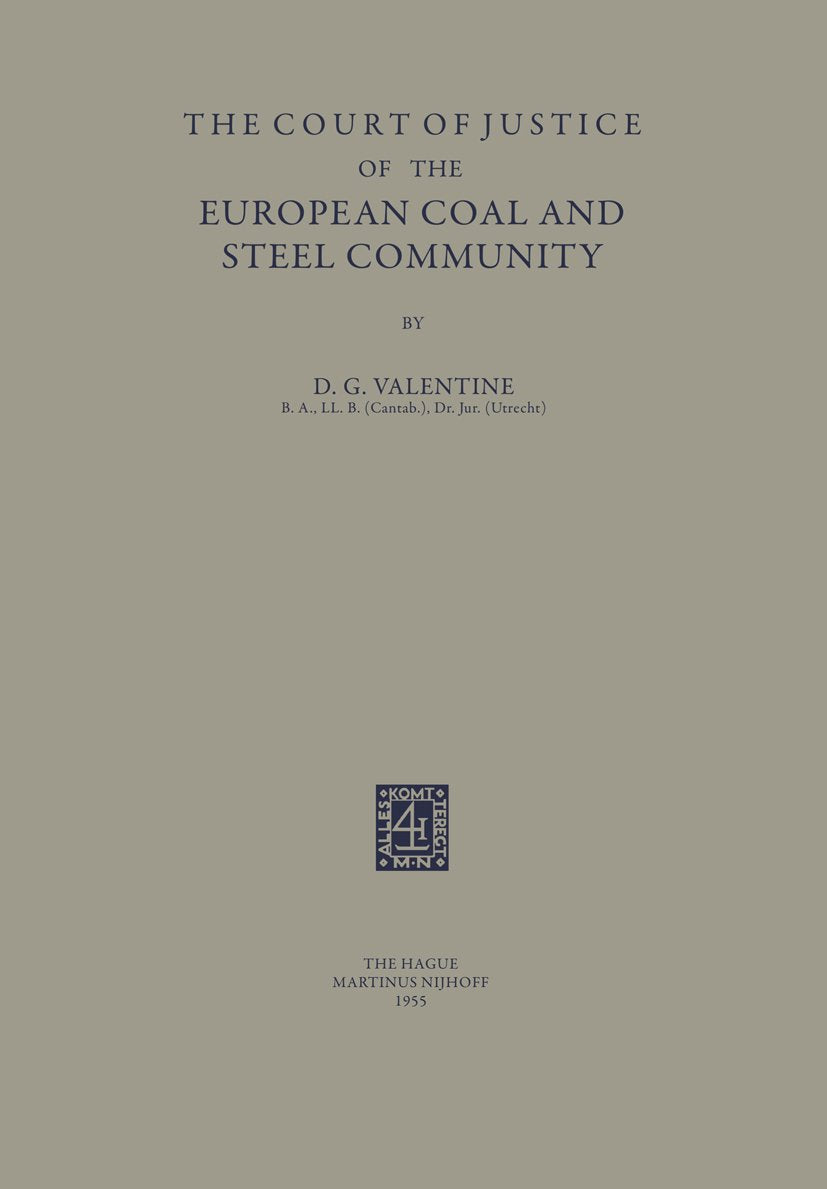 The Court of Justice of the European Coal and Steel Community
