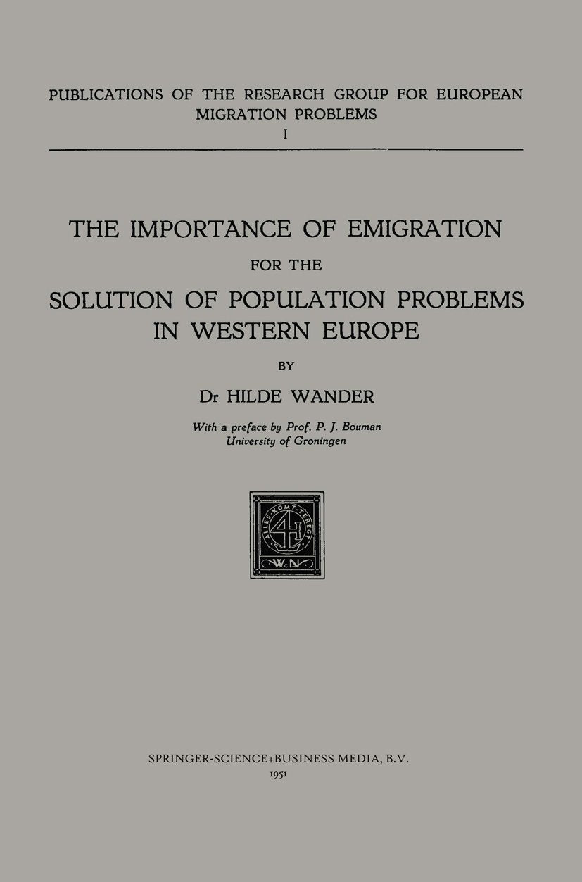 Publications of the Research Group for European Migration Problems