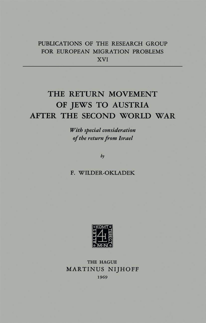 Publications of the Research Group for European Migration Problems
