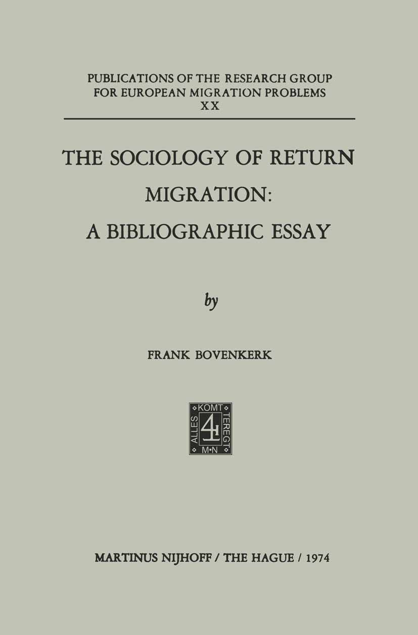 Publications of the Research Group for European Migration Problems