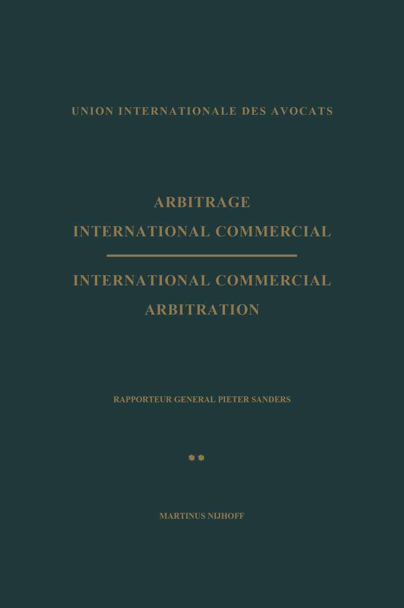 Arbitrage International Commercial / International Commercial Arbitration