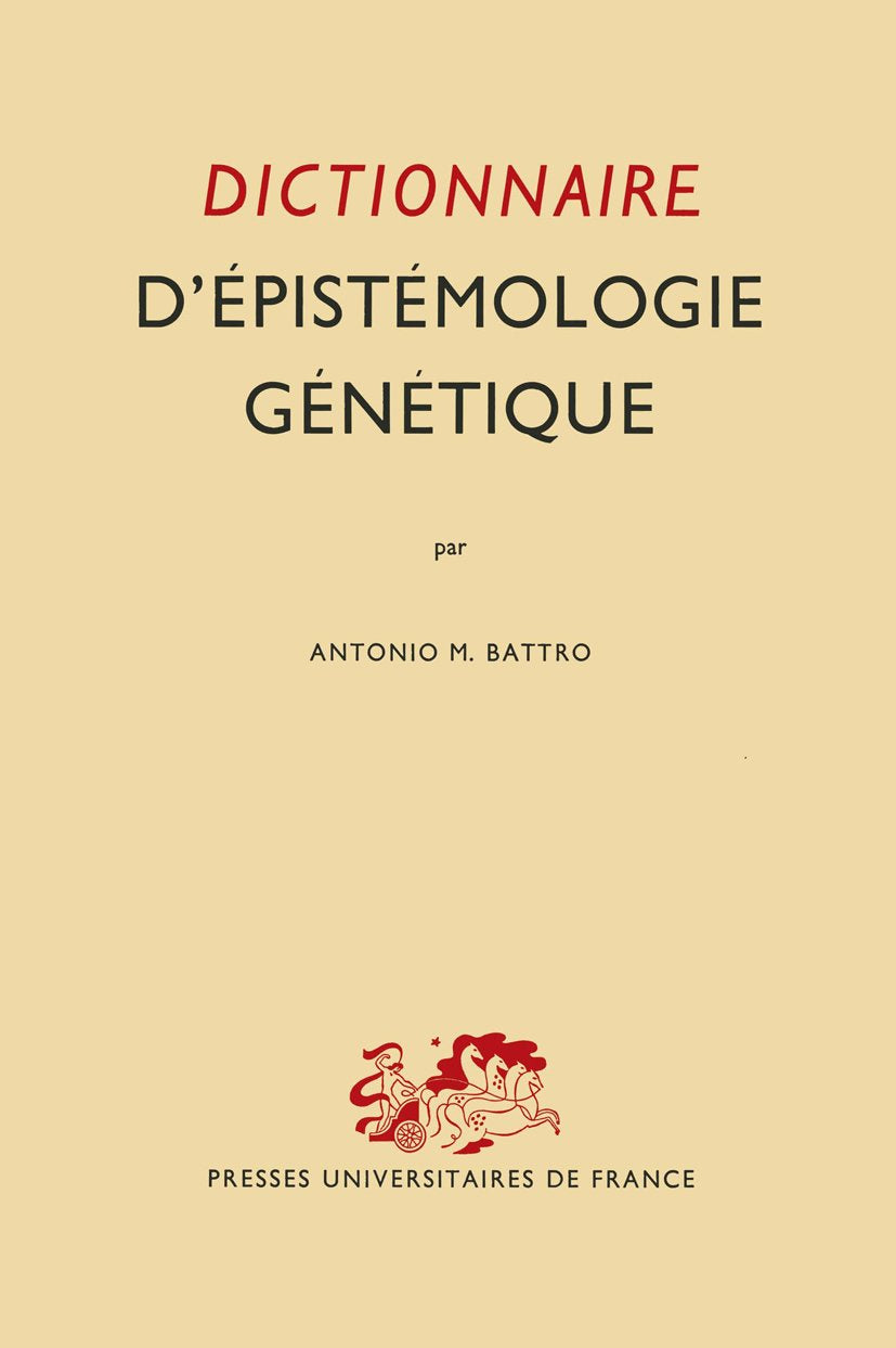 Dictionnaire D’épistémologie Génétique