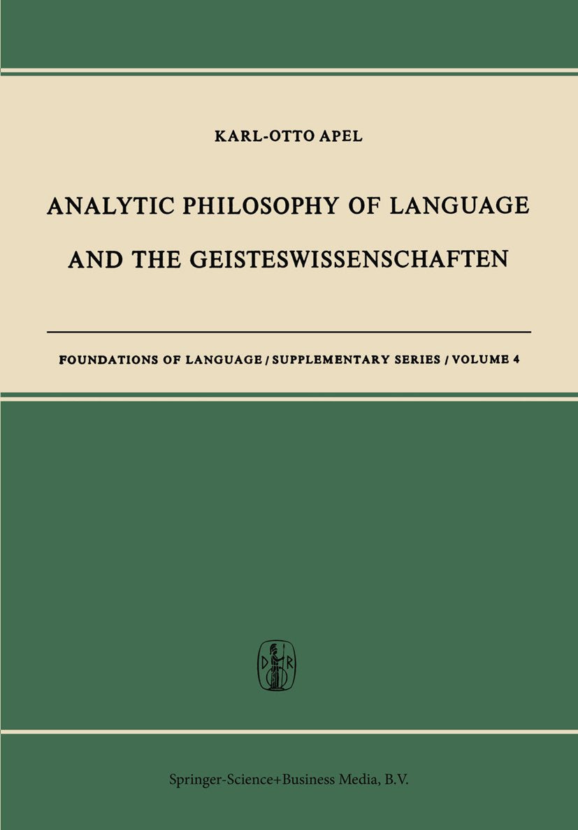 Foundations of Language Supplementary Series