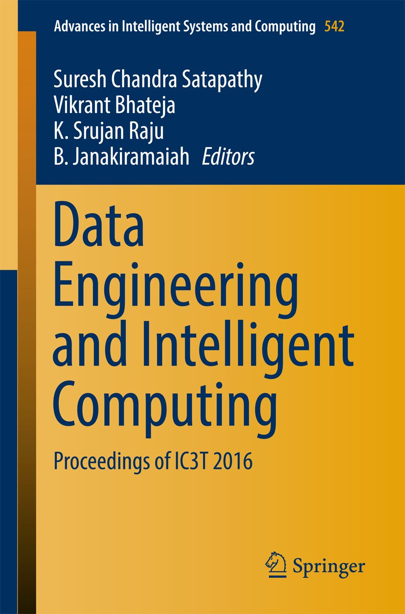 Advances in Intelligent Systems and Computing