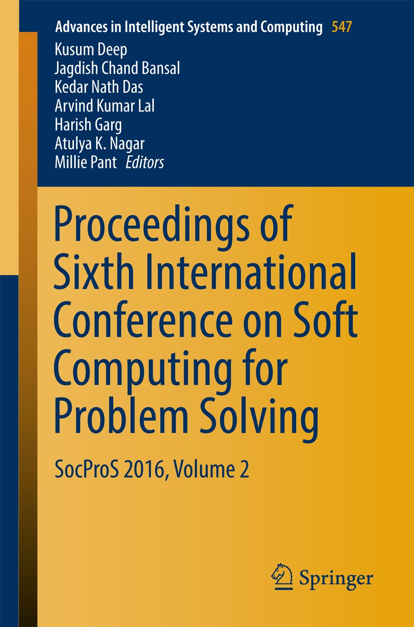 Advances in Intelligent Systems and Computing