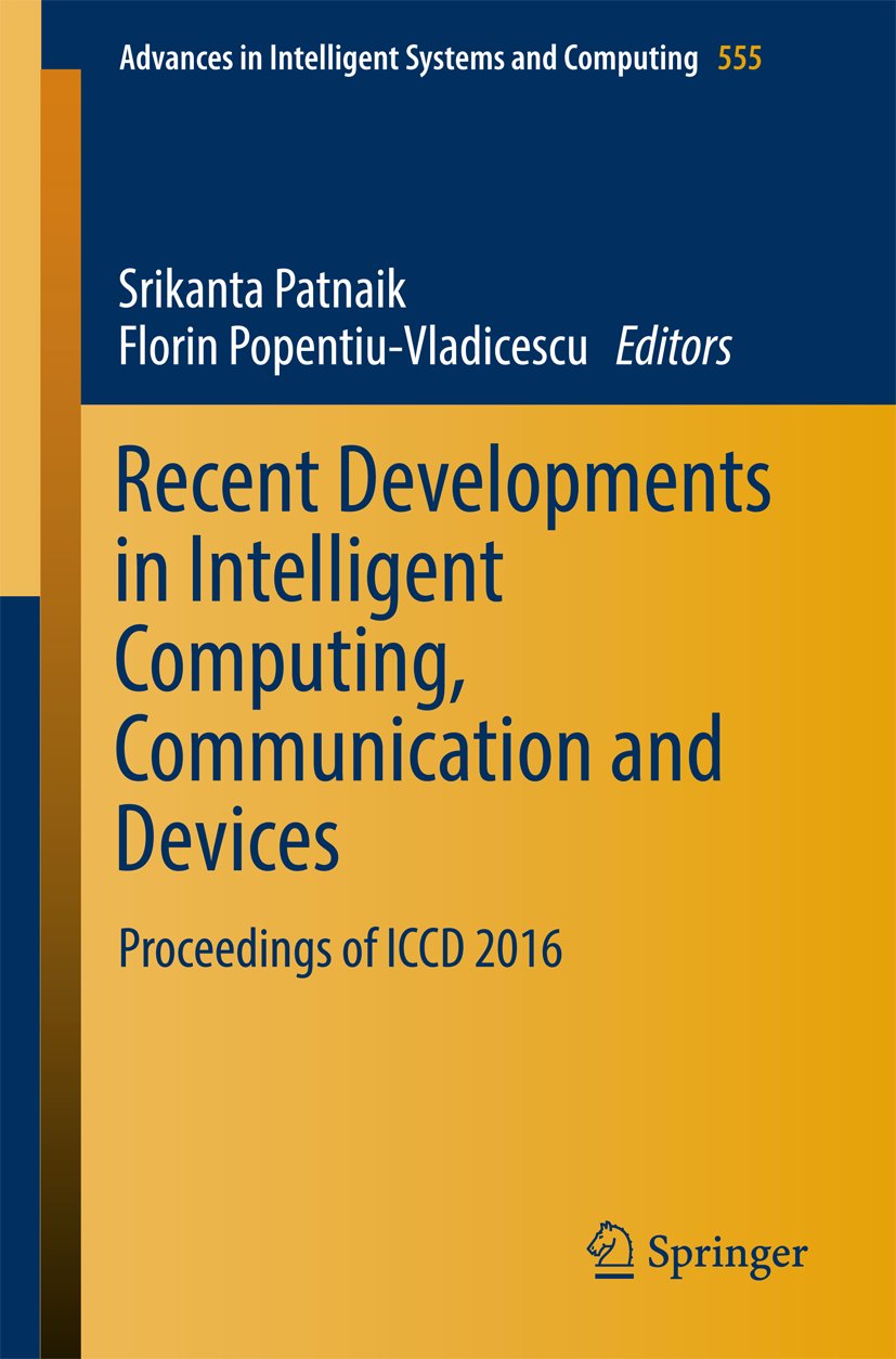 Advances in Intelligent Systems and Computing