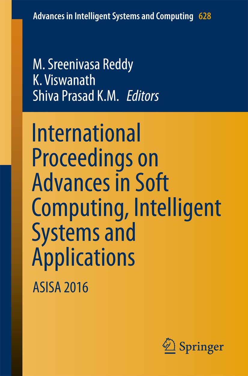 Advances in Intelligent Systems and Computing