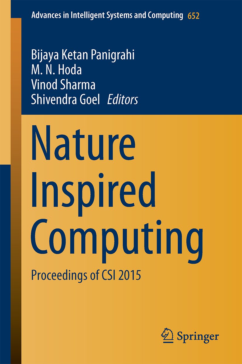 Advances in Intelligent Systems and Computing