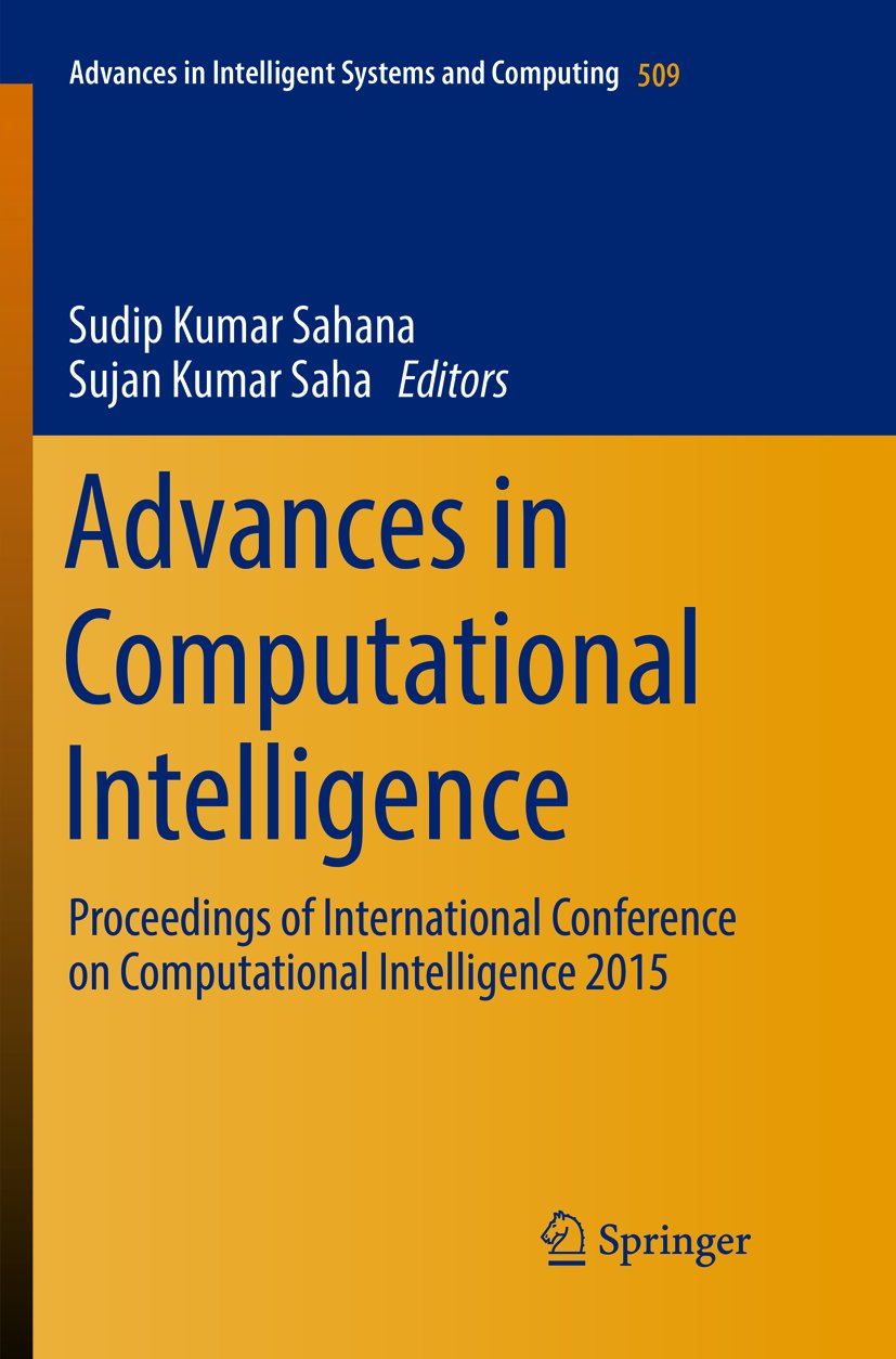 Advances in Intelligent Systems and Computing