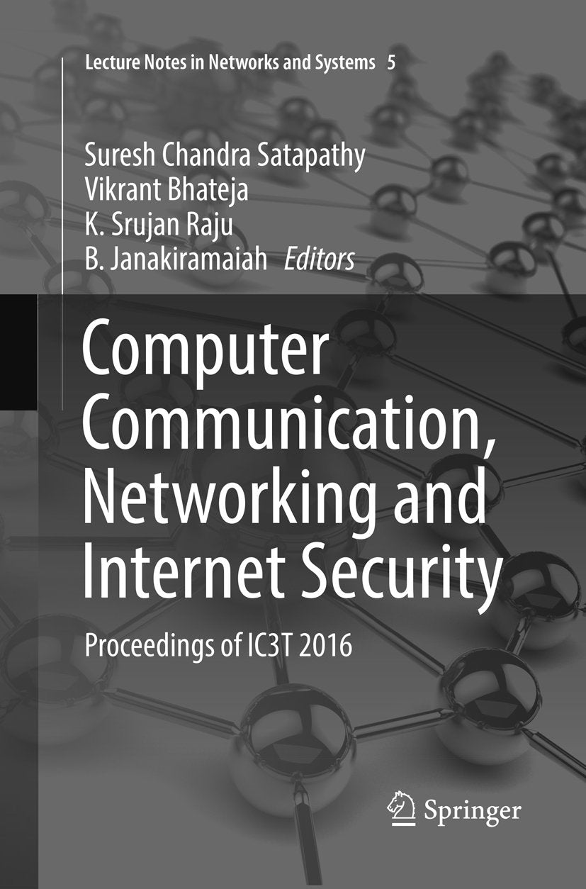 Lecture Notes in Networks and Systems
