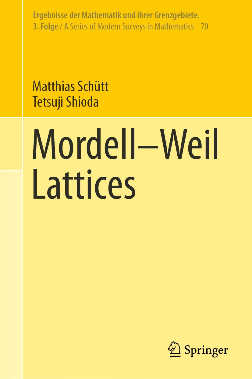 Ergebnisse der Mathematik und ihrer Grenzgebiete. 3. Folge / A Series of Modern Surveys in Mathematics