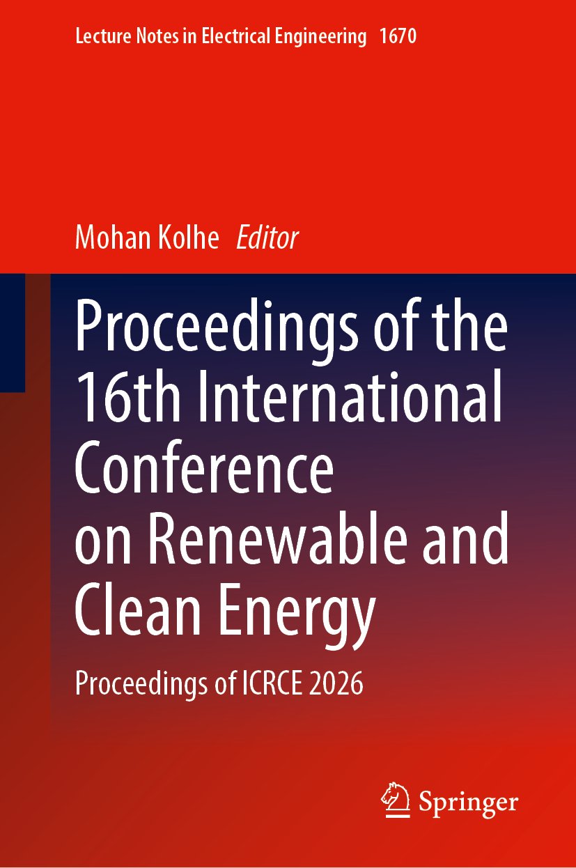 Proceedings of the 16th International Conference on Renewable and Clean Energy