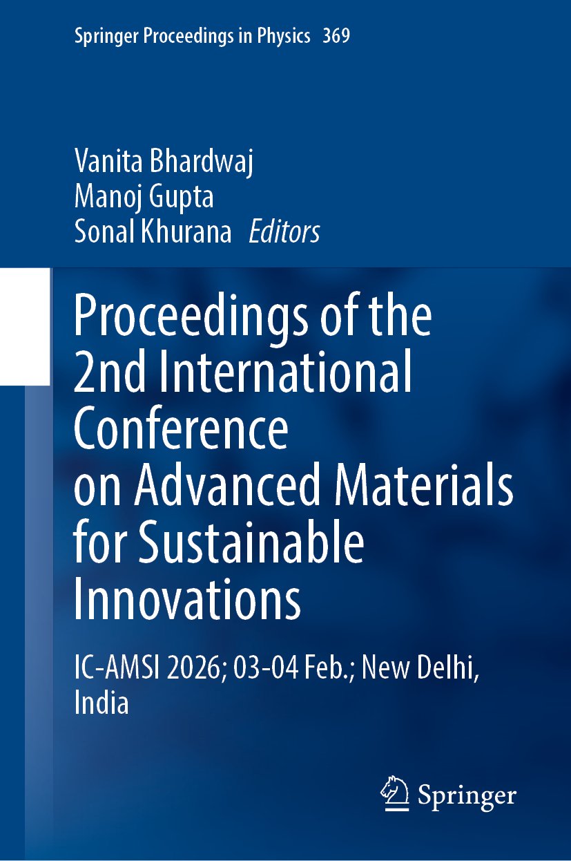 Proceedings of the 2nd International Conference on Advanced Materials for Sustainable Innovations