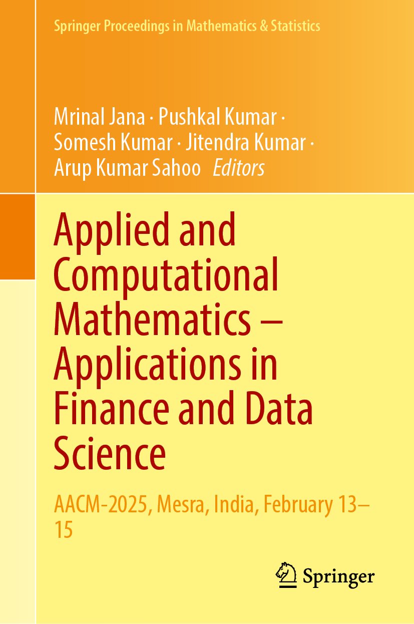 Applied and Computational Mathematics – Applications in Finance and Data Science