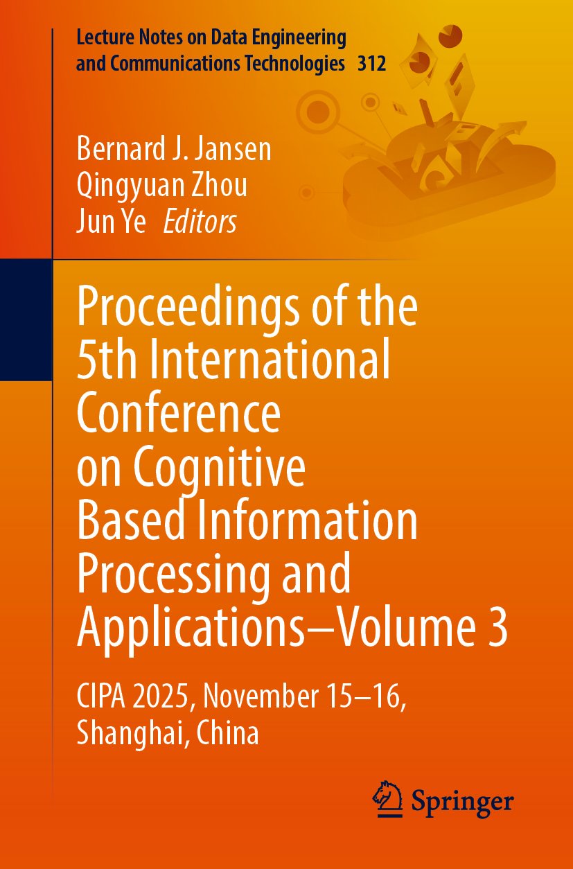 Proceedings of the 5th International Conference on Cognitive Based Information Processing and Applications–Volume 3