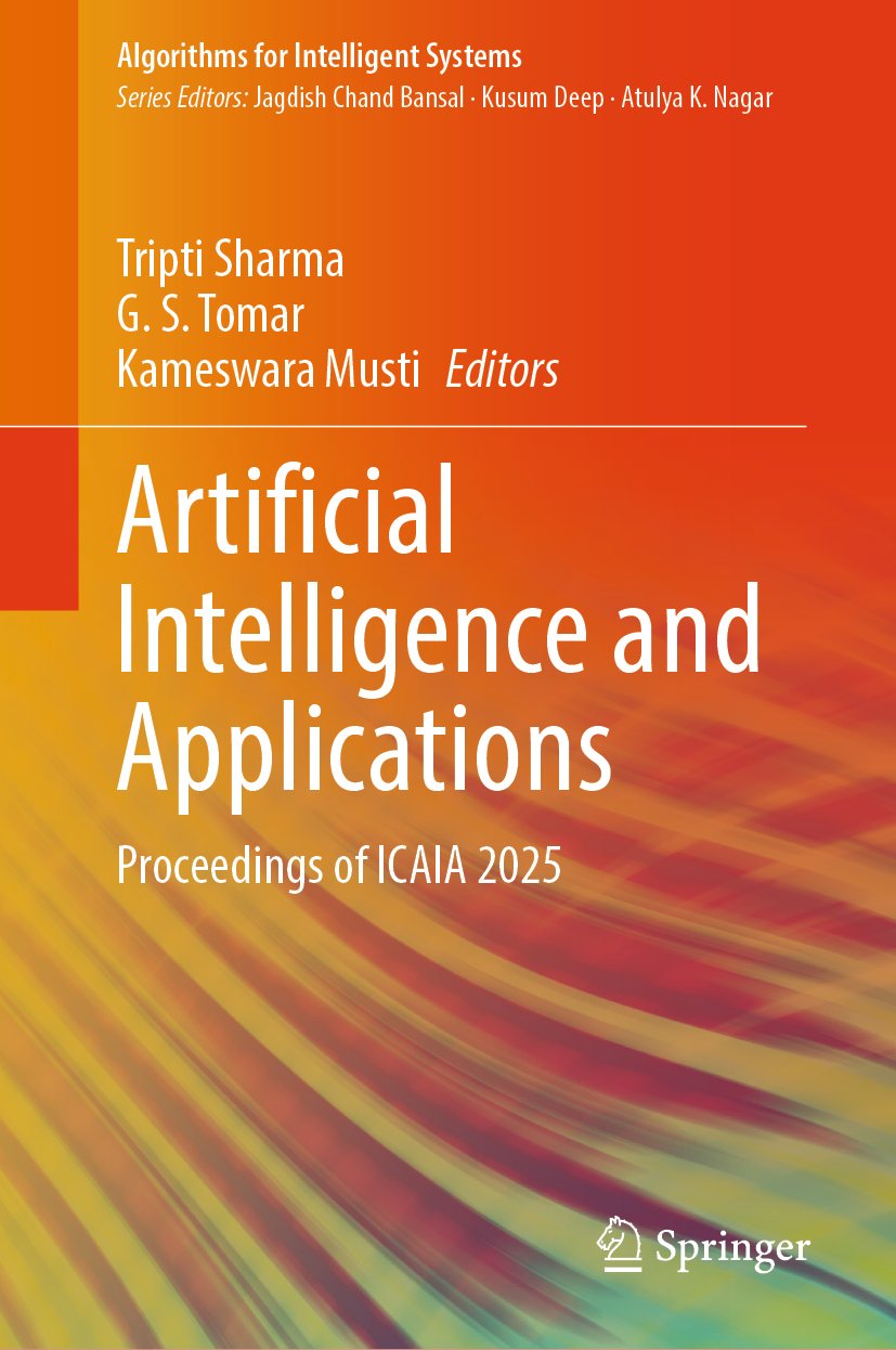 Algorithms for Intelligent Systems