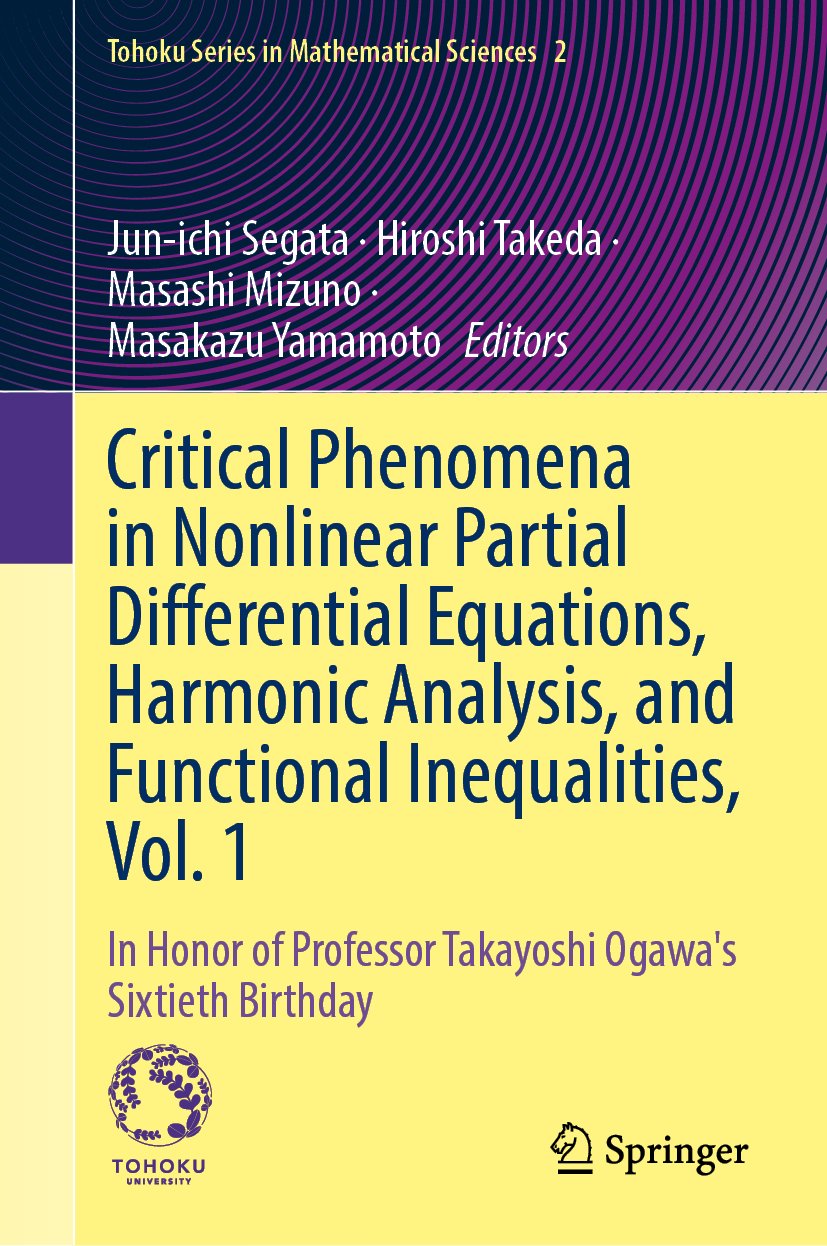 Critical Phenomena in Nonlinear Partial Differential Equations, Harmonic Analysis, and Functional Inequalities, Vol. 1