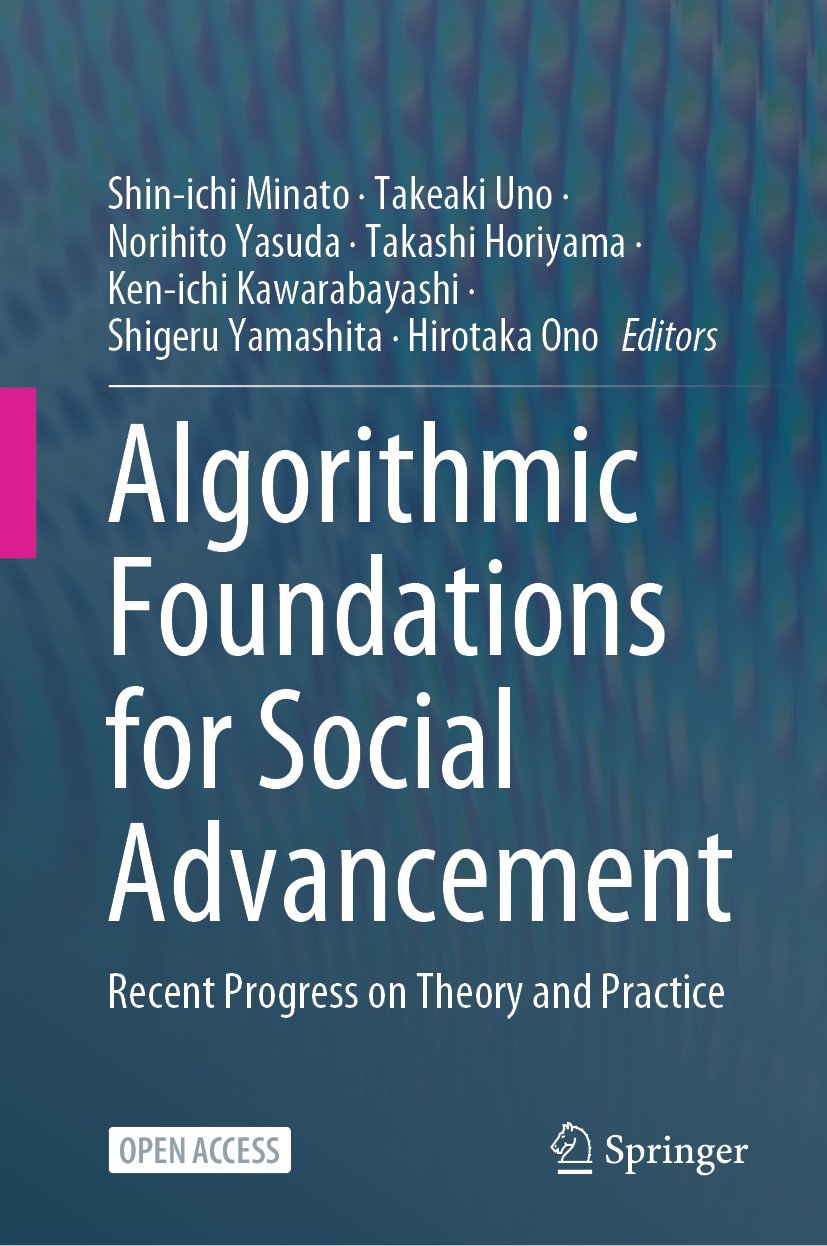 Algorithmic Foundations for Social Advancement