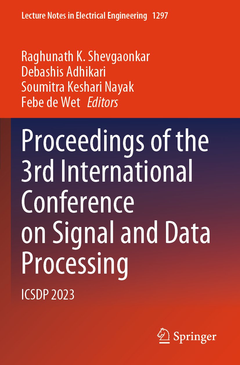 Proceedings of the 3rd International Conference on Signal and Data Processing