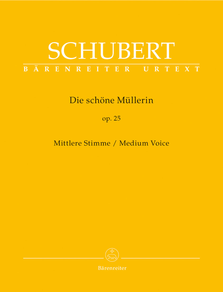 Die schoene Muellerin op. 25 
for Medium Voice