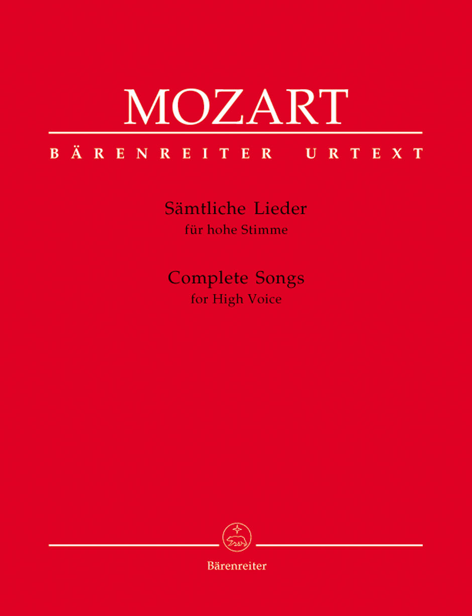 Complete Songs for High Voice and Piano
