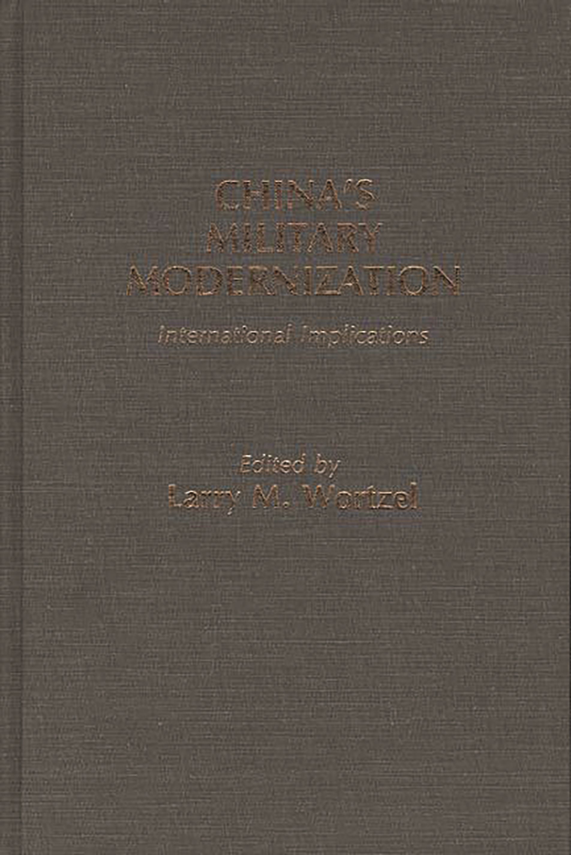 China's Military Modernization