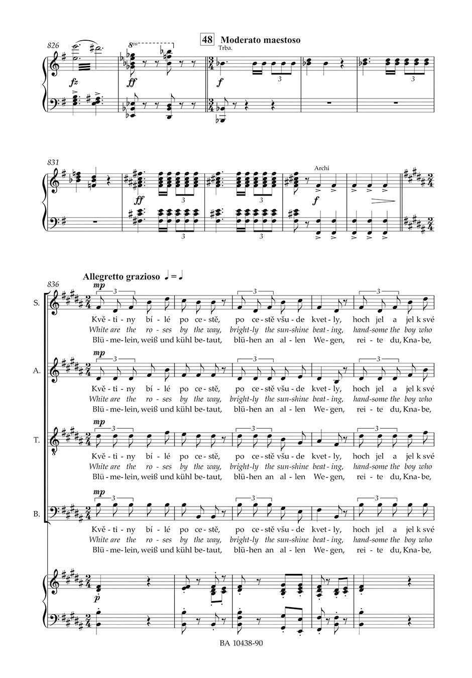 Rusalka, A lyric fairy-tale in three acts, 
op. 114