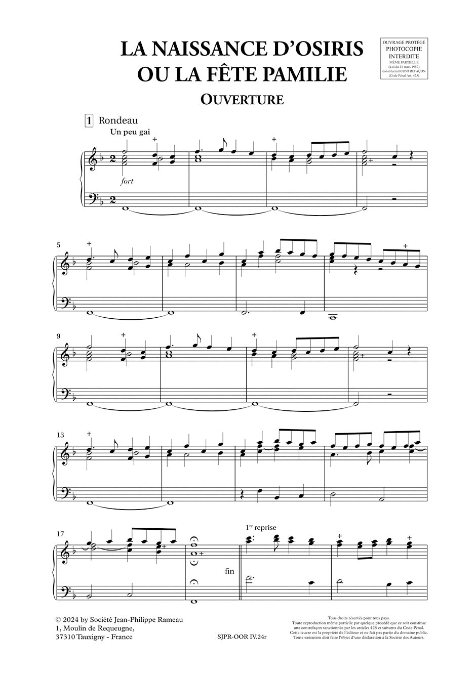 La Naissance d'Osiris RCT 48