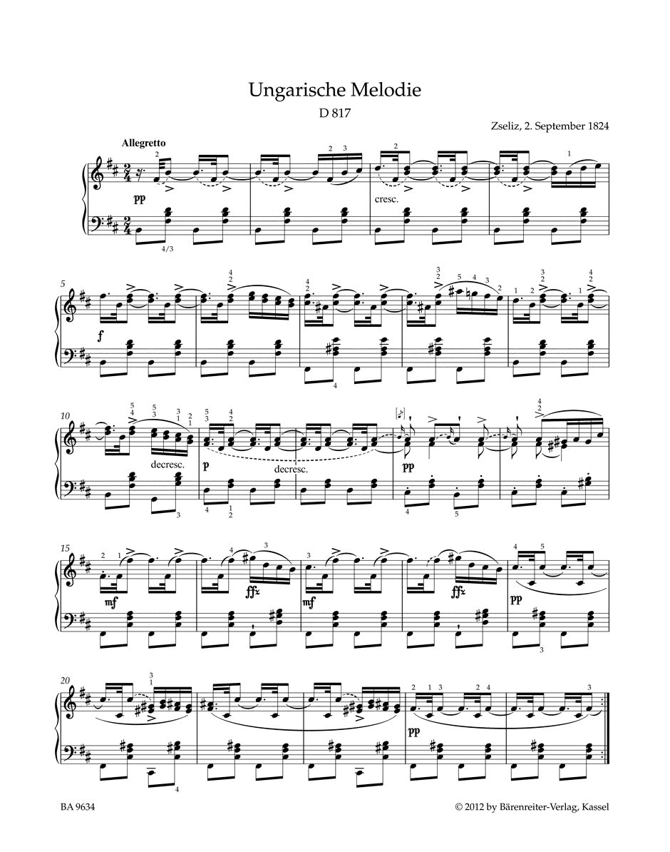 Late Piano Works