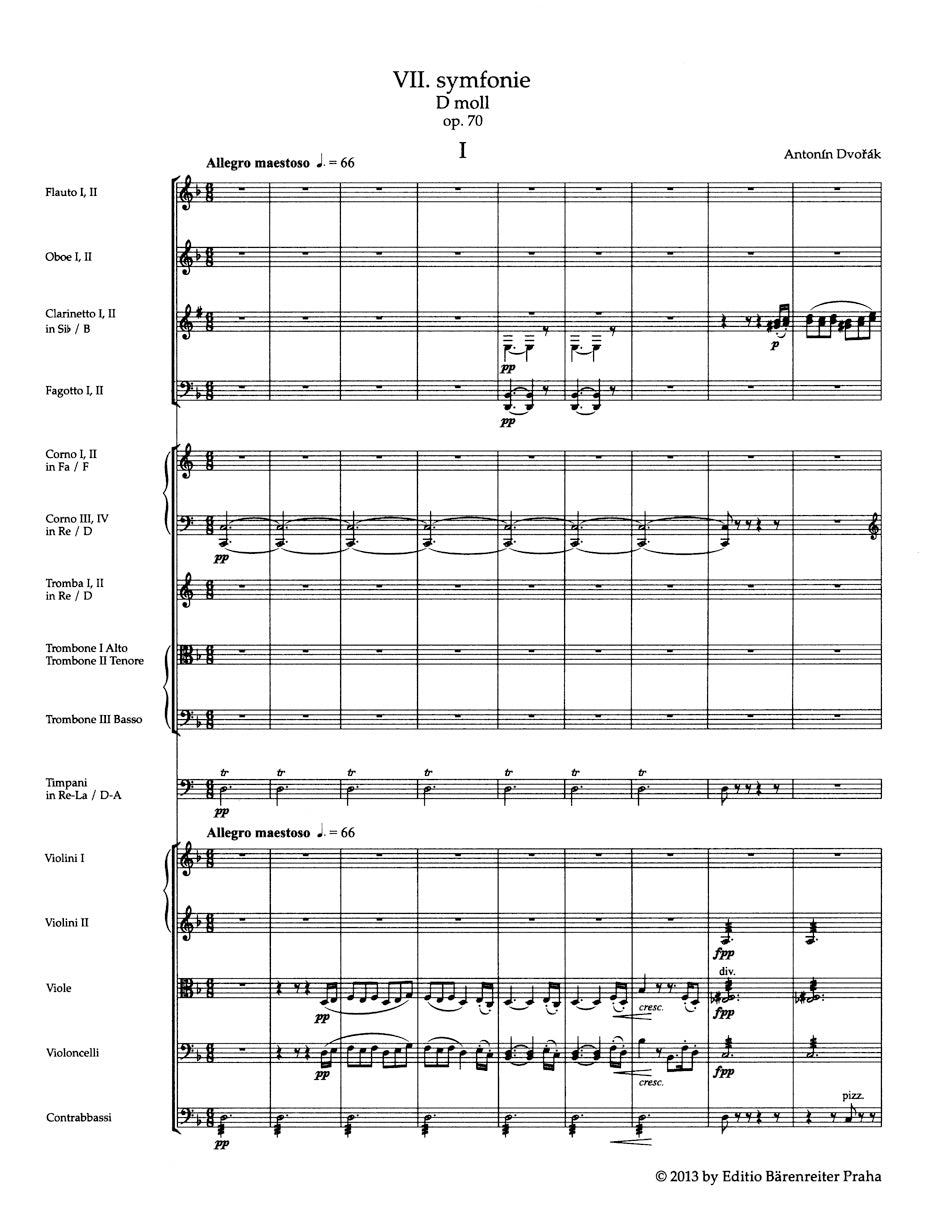 Symphony No. 7 in D min op. 70