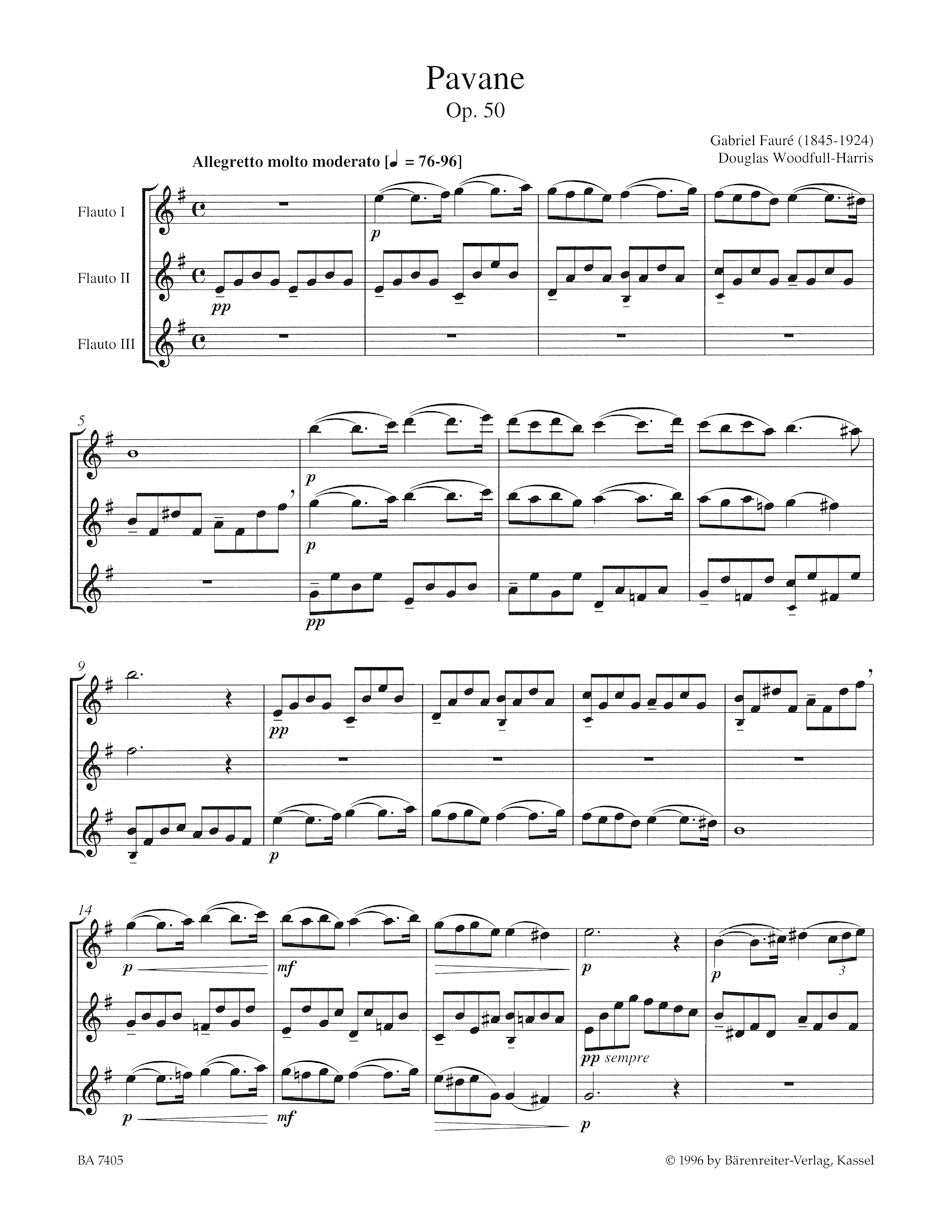 Pavane for three Flutes