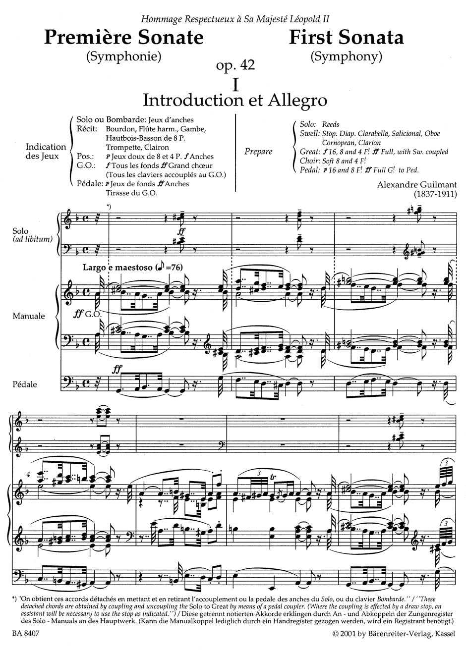 Selected Organ Works in 6 Volumes