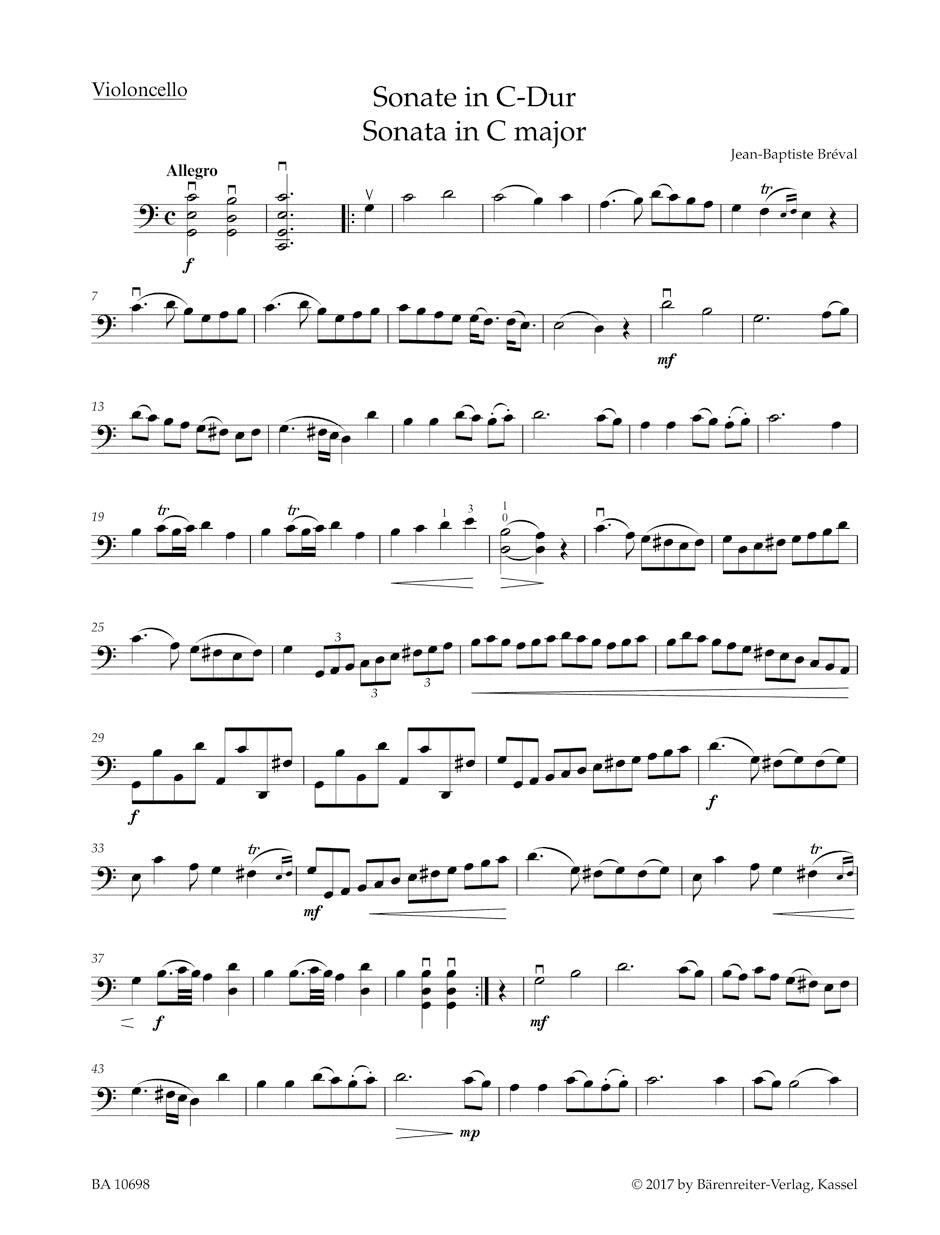 Sonata in C maj op. 40