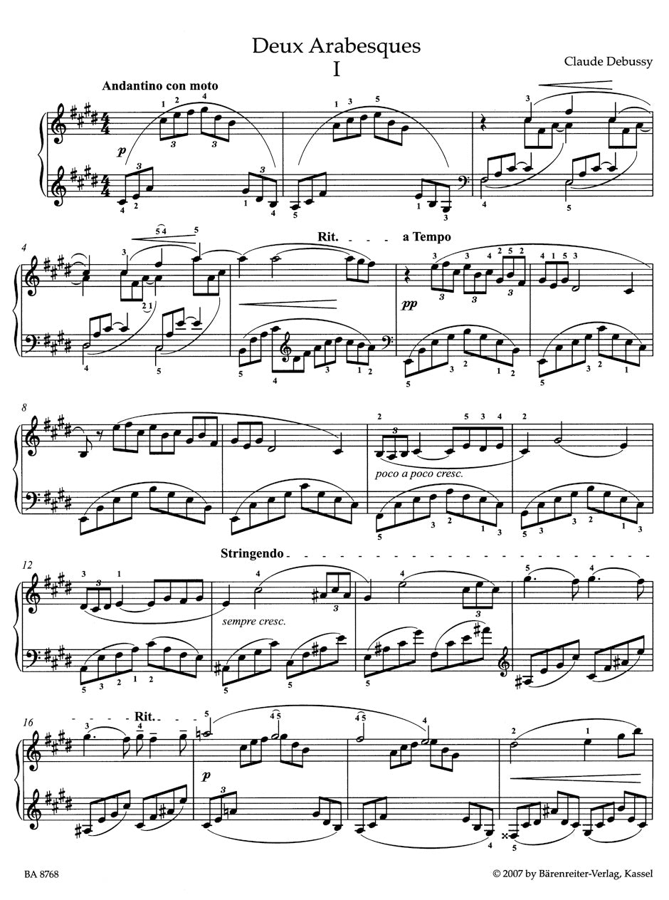 Deux Arabesques