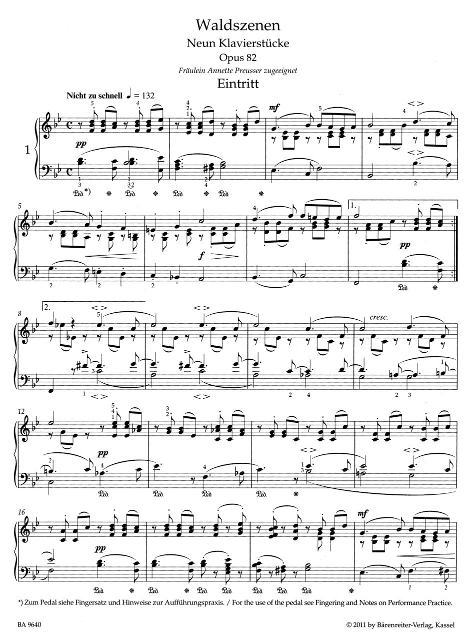Forest Scenes op. 82