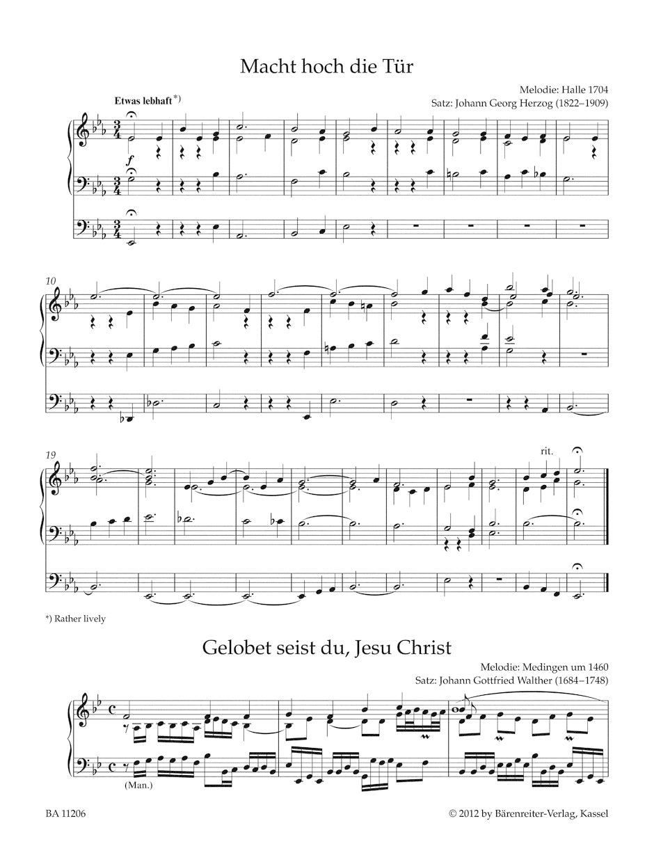 Sonntagsorgel. Easy Organ music for church services and teaching Vol. 3: Chorale Preludes