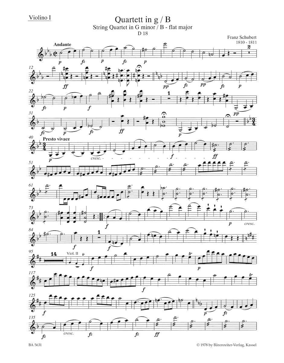 String Quartets II
Quartets in G min/B-flat maj D 18, C maj D 32, B-flat maj D 18, C maj D 32, B-flat maj D 36, B-flat maj D 68